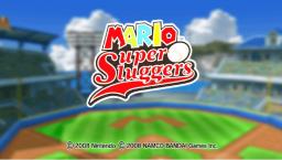 Mario Super Sluggers Title Screen